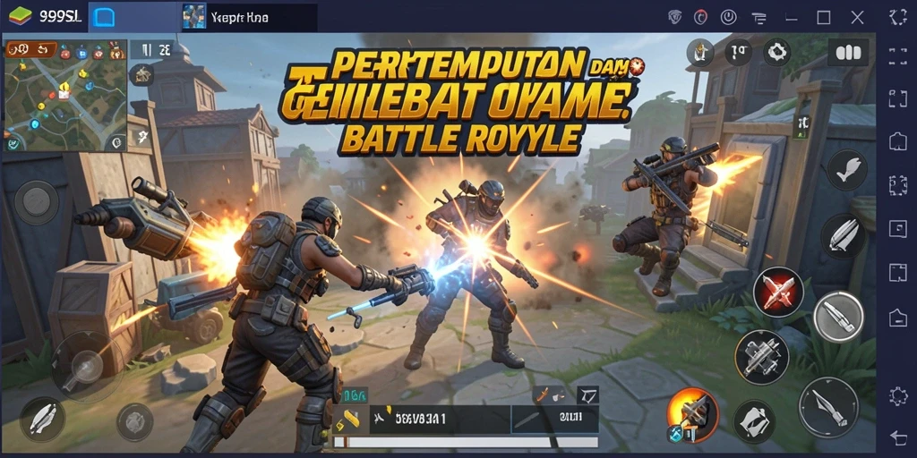 Gameplay seru dalam pertempuran Battle Royale di 99SL.