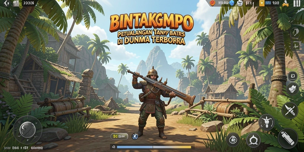 Tampilan gameplay menakjubkan BINTANGMPO di dunia terbuka.