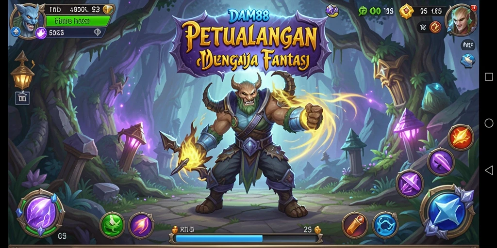 Screenshot utama DAM88 menampilkan aksi petualangan yang mendebarkan.