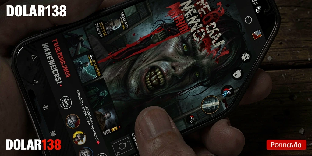 Screenshot gameplay DOLAR138 yang menunjukkan suasana Horror yang mencekam.