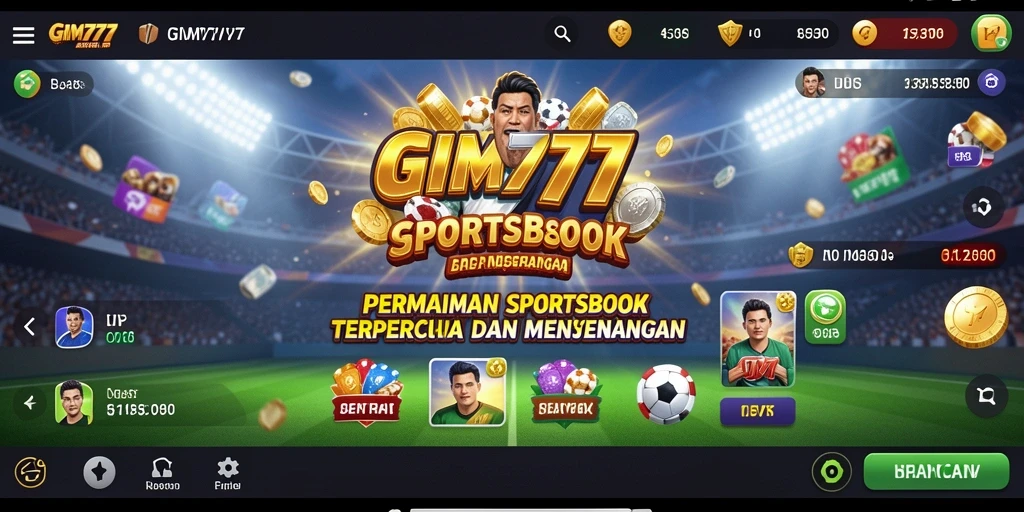 Tampilan gameplay GIM777 yang menarik dan interaktif untuk taruhan olahraga.