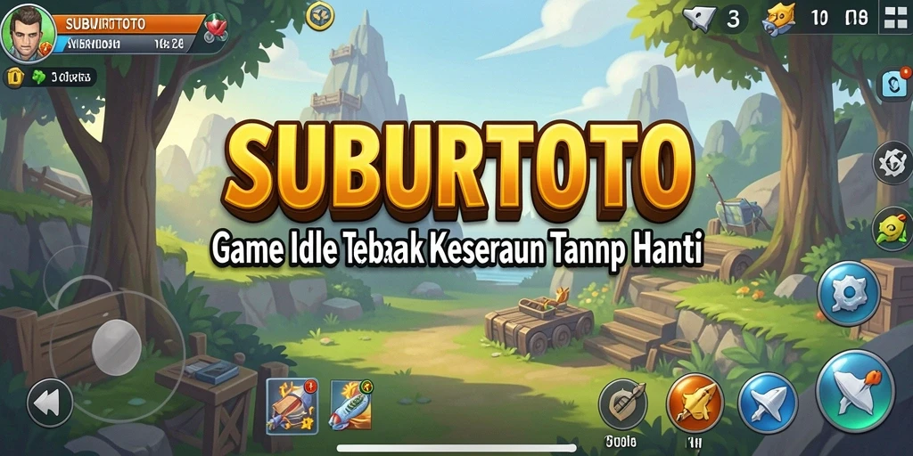 Screenshot gameplay SUBURTOTO yang menunjukkan momen seru di game Idle.